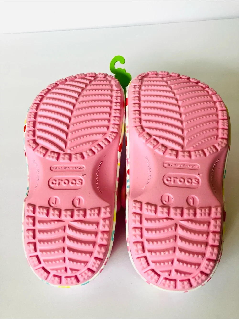 New Girls Sz 1 Crocs Disney Minnie Mouse Pink